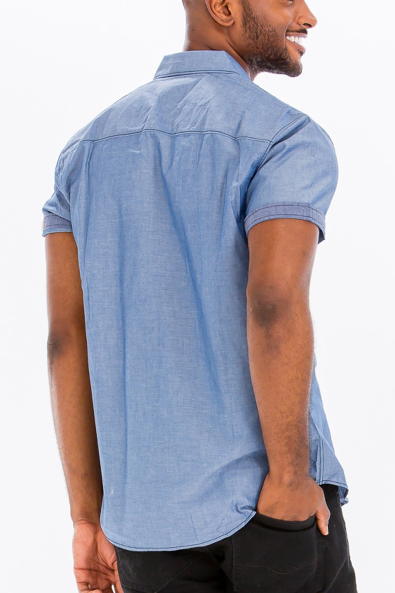 Country button down short sleeve