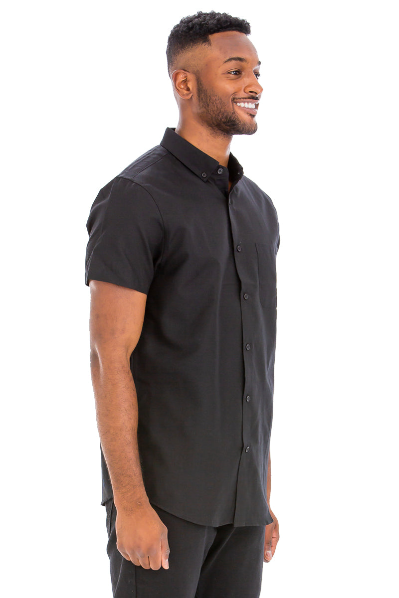 Black Button Down