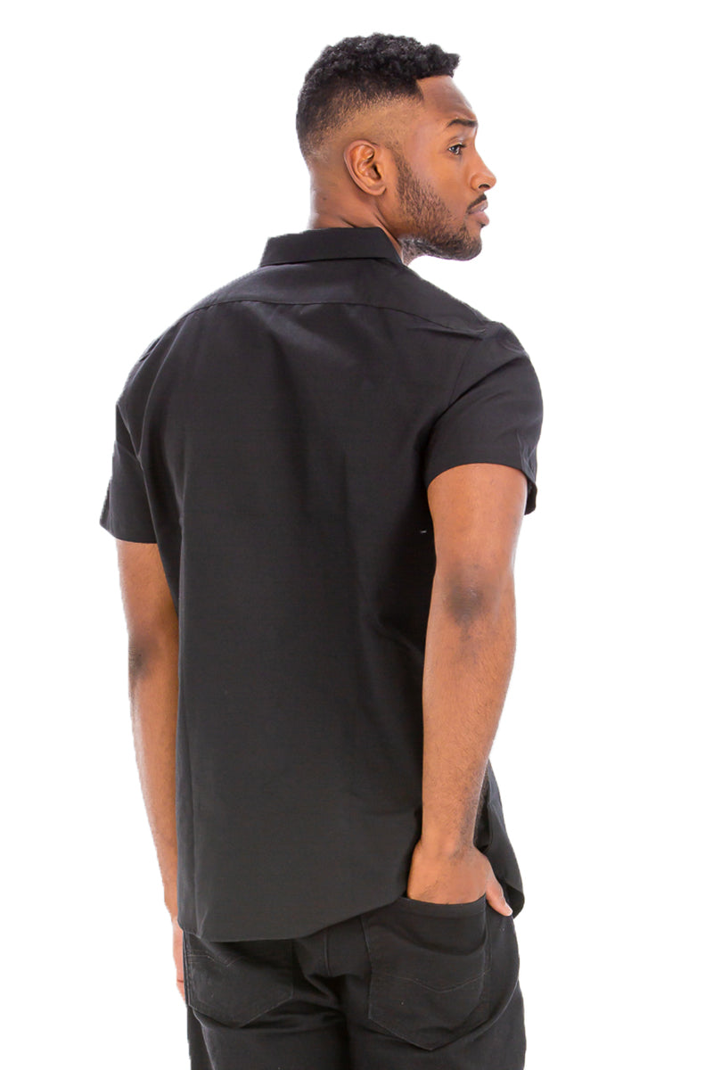 Black Button Down