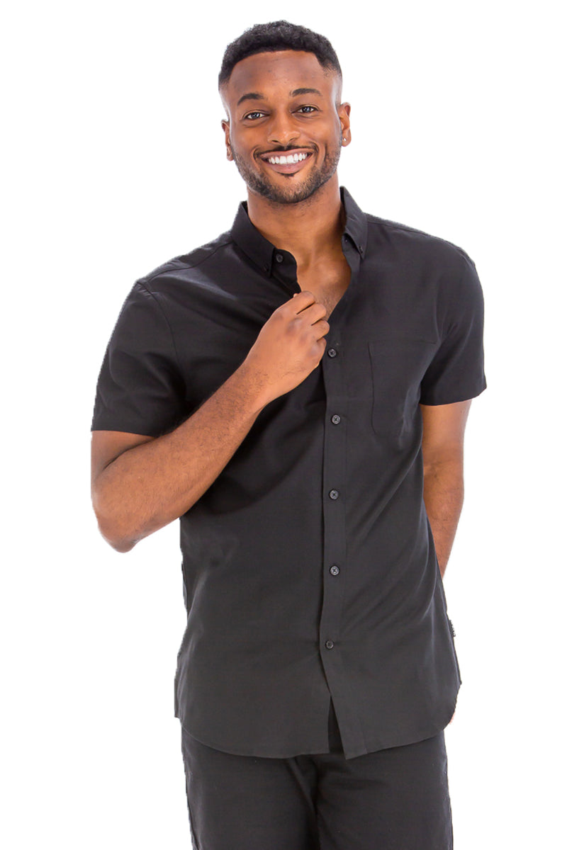 Black Button Down