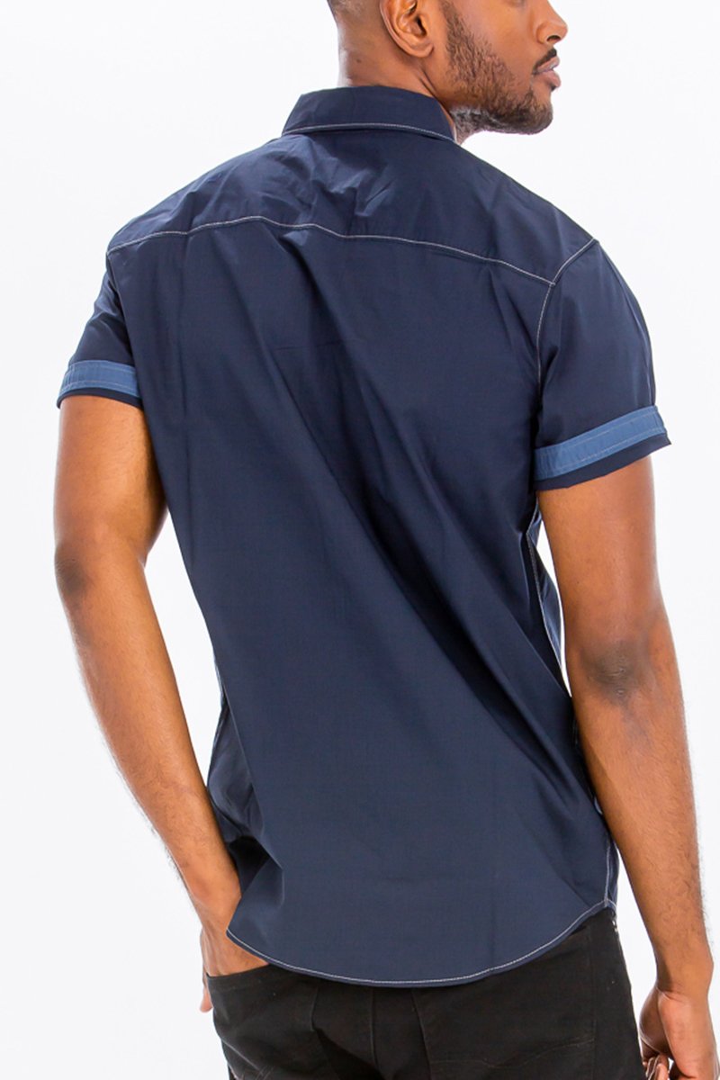 Country button down short sleeve
