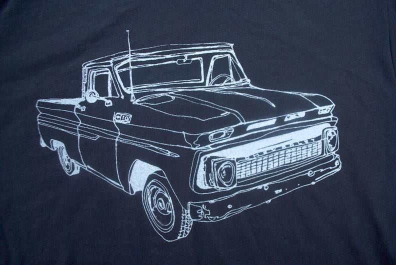 Old Chevy Truck Dark Grey country shirt