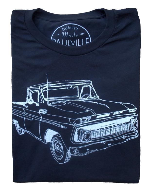 Old Chevy Truck Dark Grey country shirt