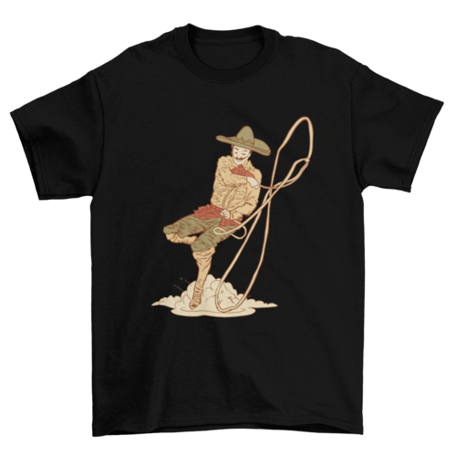 Mexican cowboy t-shirt
