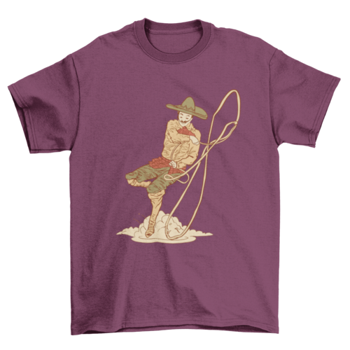 Mexican cowboy t-shirt