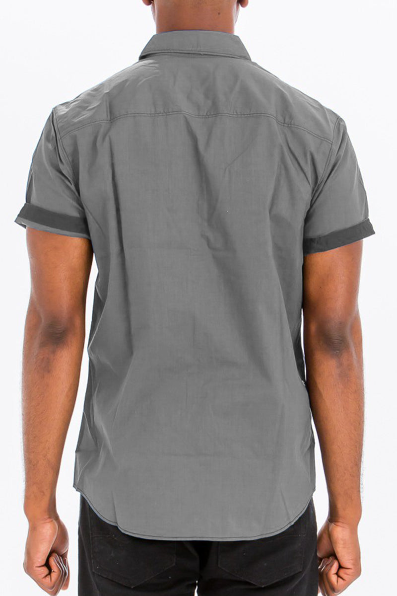 Country button down short sleeve