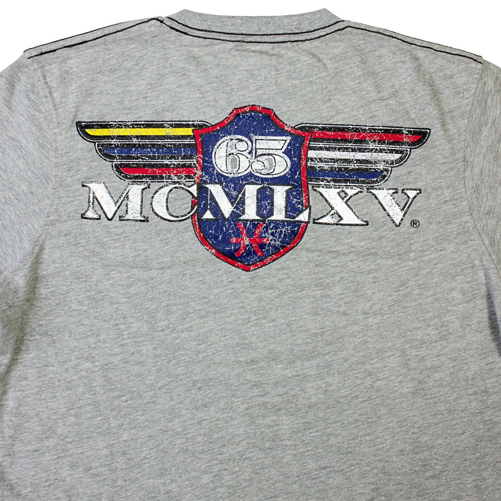 65 MCMLXV Men's Vintage Logo Graphic T-Shirt In Navy